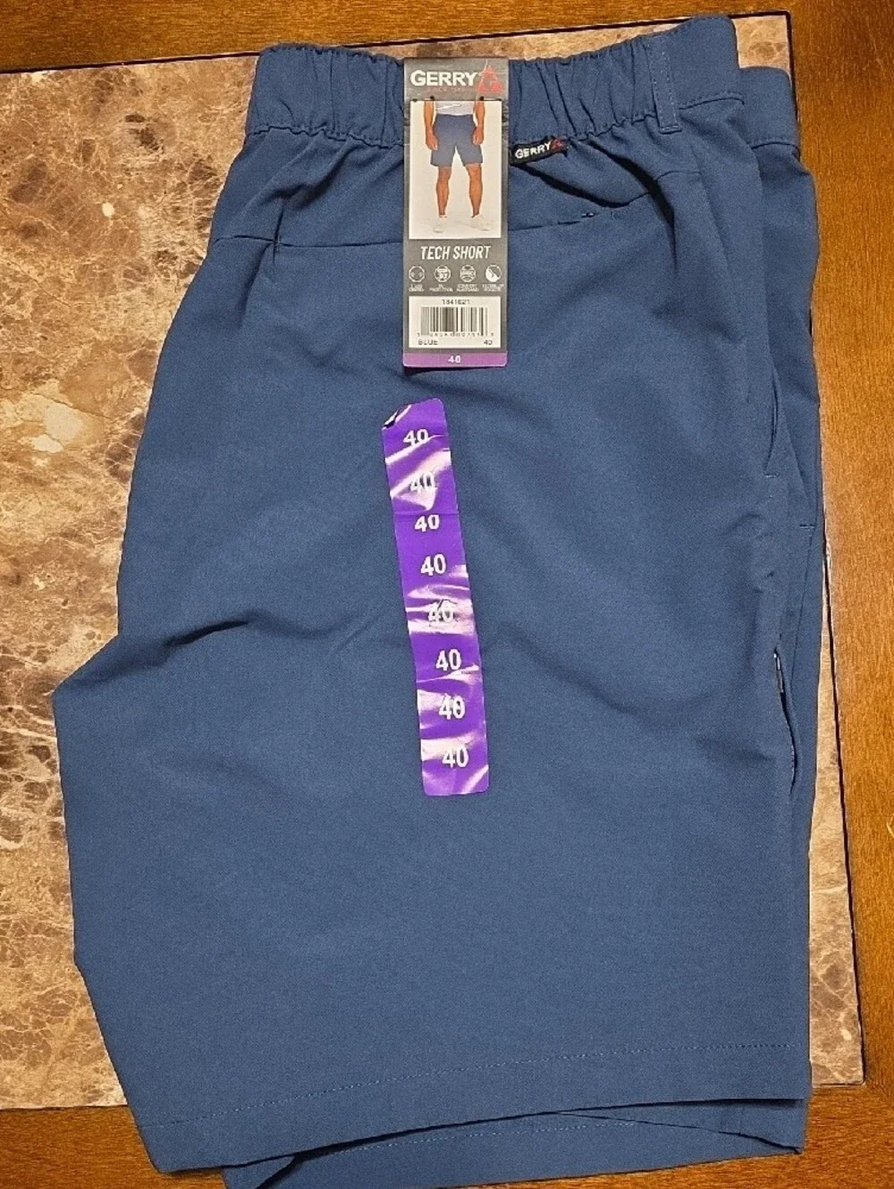 Gerry Weber Men's Tech Shorts - Navy Blue